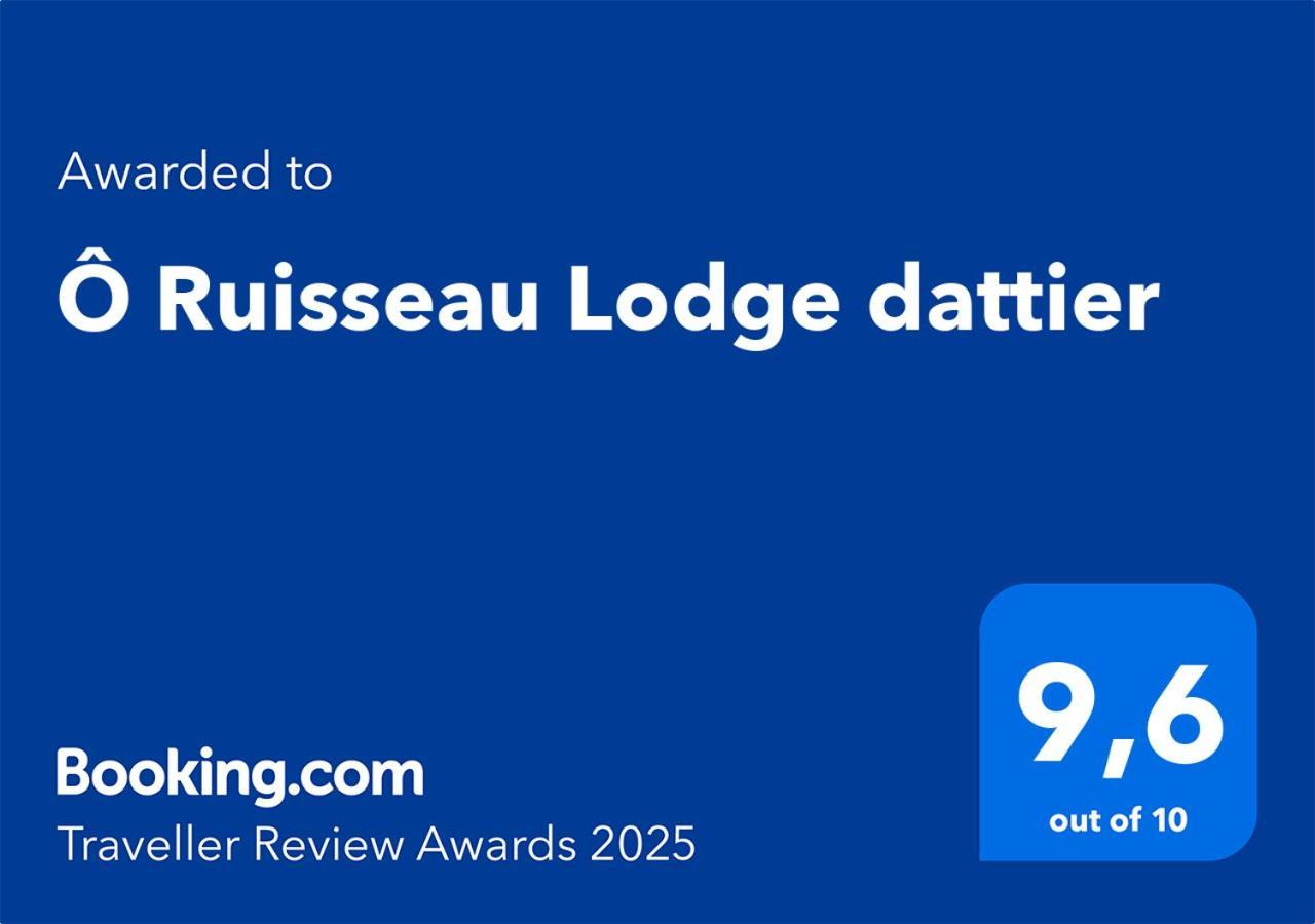 O Ruisseau Lodges - Lodge Dattier Saint-Louis Exteriör bild